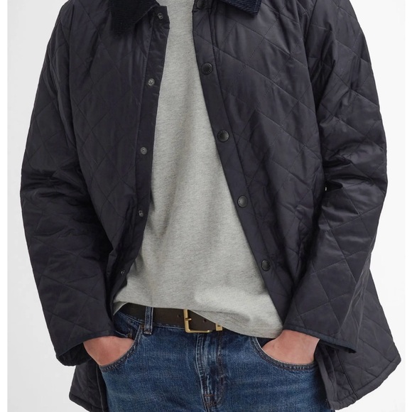 Barbour Men’s Liddesdale Diamond Quilted Jacket Size L - Picture 1 of 7
